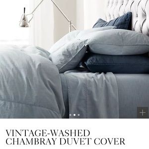Looking to buy restoration hardware chambray duvet